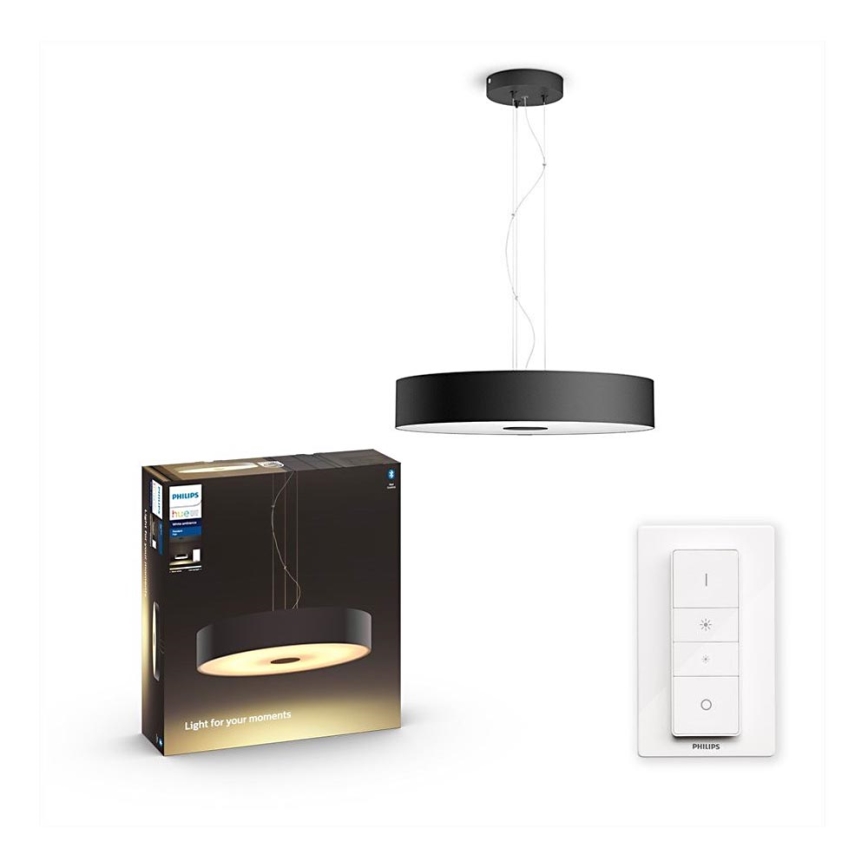 Philips - Dimbar LED-lampakrona med snöre Hue FAIR LED/33,5W/230V + Fjärrkontroll 