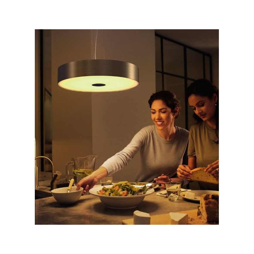 Philips - Dimbar LED-lampakrona med snöre Hue FAIR LED/33,5W/230V + Fjärrkontroll 