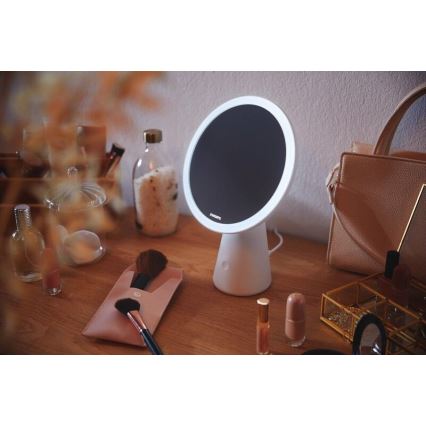 Philips - Dimbar sminkspegel LED bakbelysning MIRROR LED/4,5W/5V