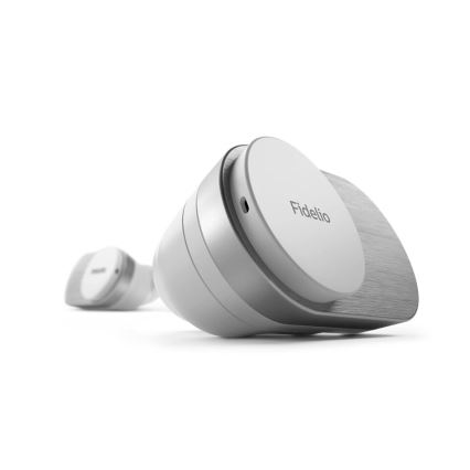 Philips Fidelio T1WT/00 - Trådlösa hörlurar IPX4 2x 60 mAh + 650 mAh silver