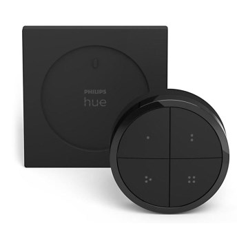 Philips - Fjärrkontroll med en switch Hue TAP 1xCR2032 svart