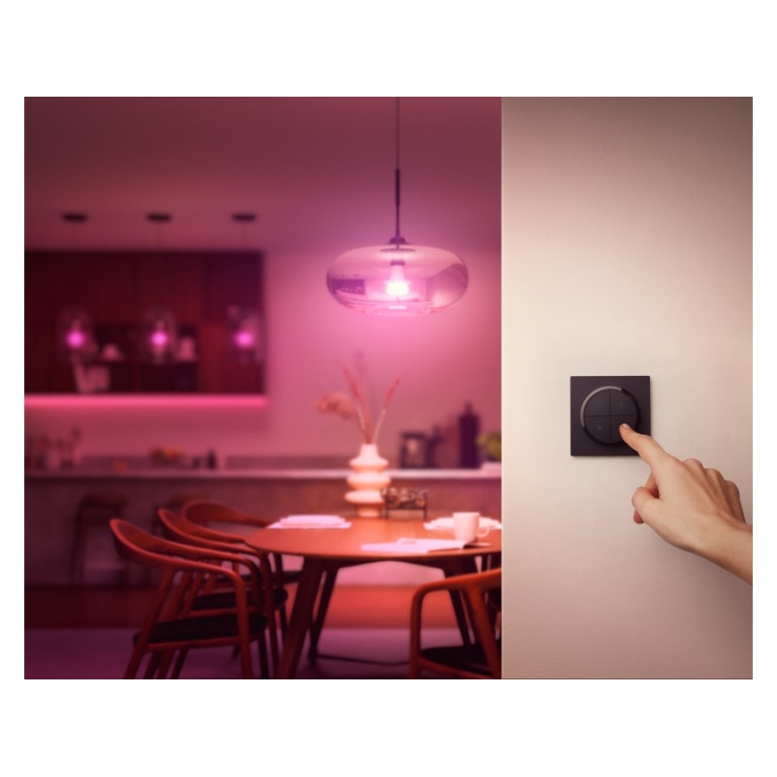 Philips - Fjärrkontroll med en switch Hue TAP 1xCR2032 svart
