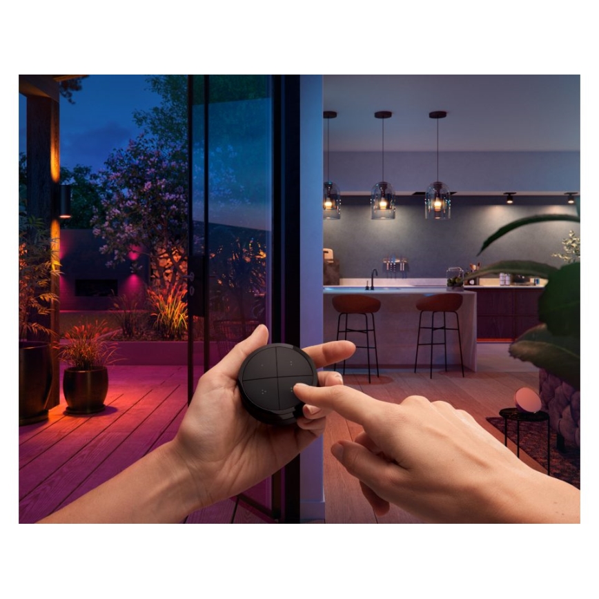Philips - Fjärrkontroll med en switch Hue TAP 1xCR2032 svart