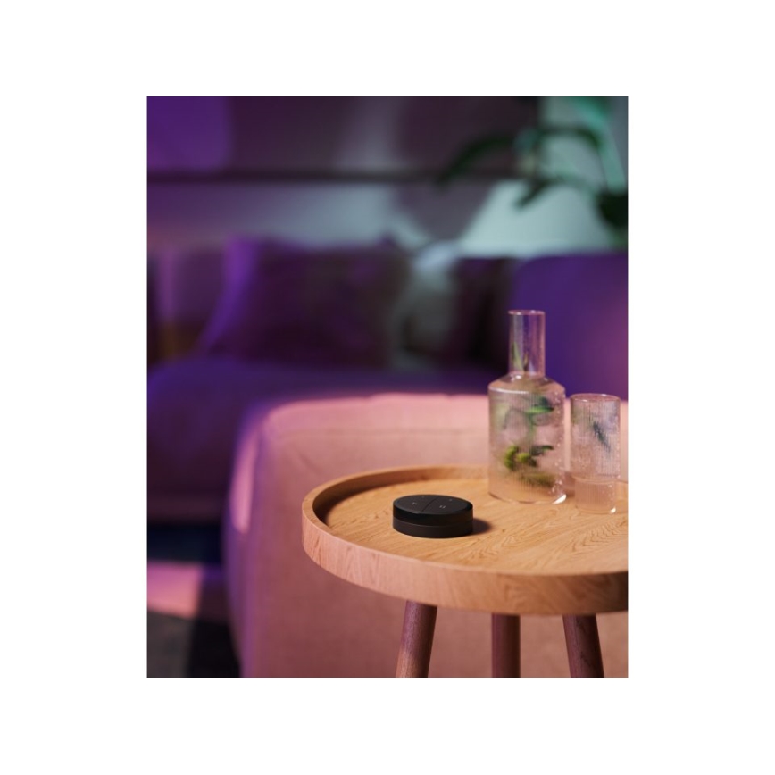 Philips - Fjärrkontroll med en switch Hue TAP 1xCR2032 svart