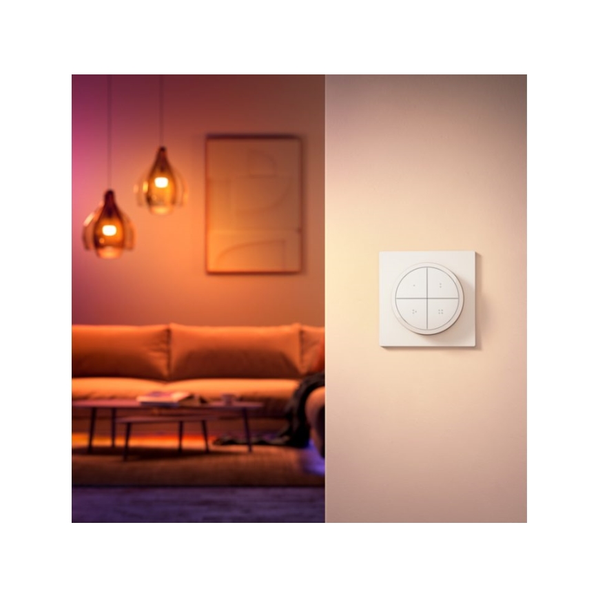 Philips - Fjärrkontroll med omkopplare Hue TAP 1xCR2032 vit