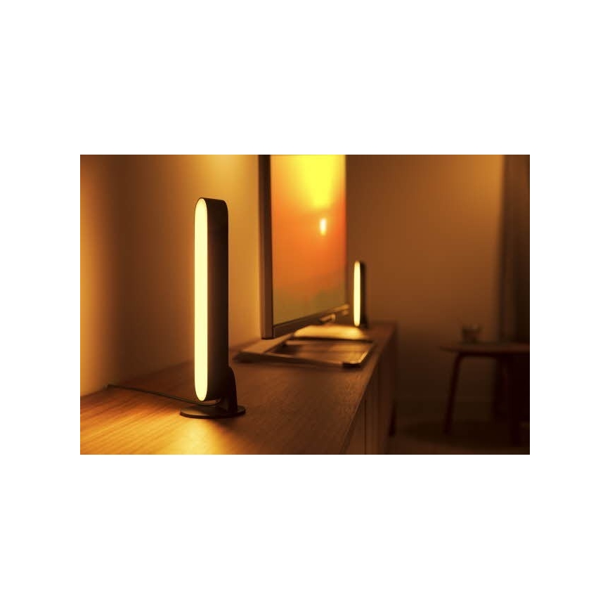 Philips - Förlängningskit LED RGB Ljusreglerad bordslampa Hue PLAY LED/6W/230V svart