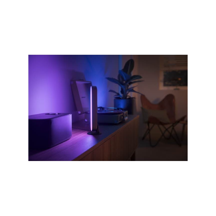 Philips - Förlängningskit LED RGB Ljusreglerad bordslampa Hue PLAY LED/6W/230V svart