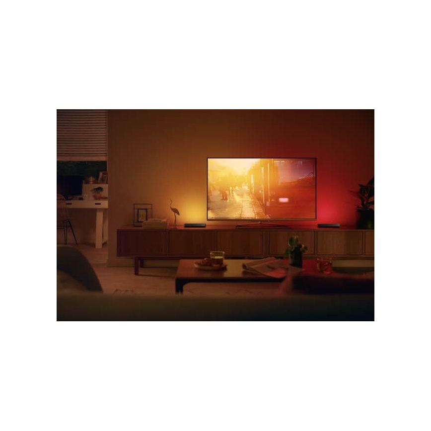 Philips - Förlängningskit LED RGB Ljusreglerad bordslampa Hue PLAY LED/6W/230V svart
