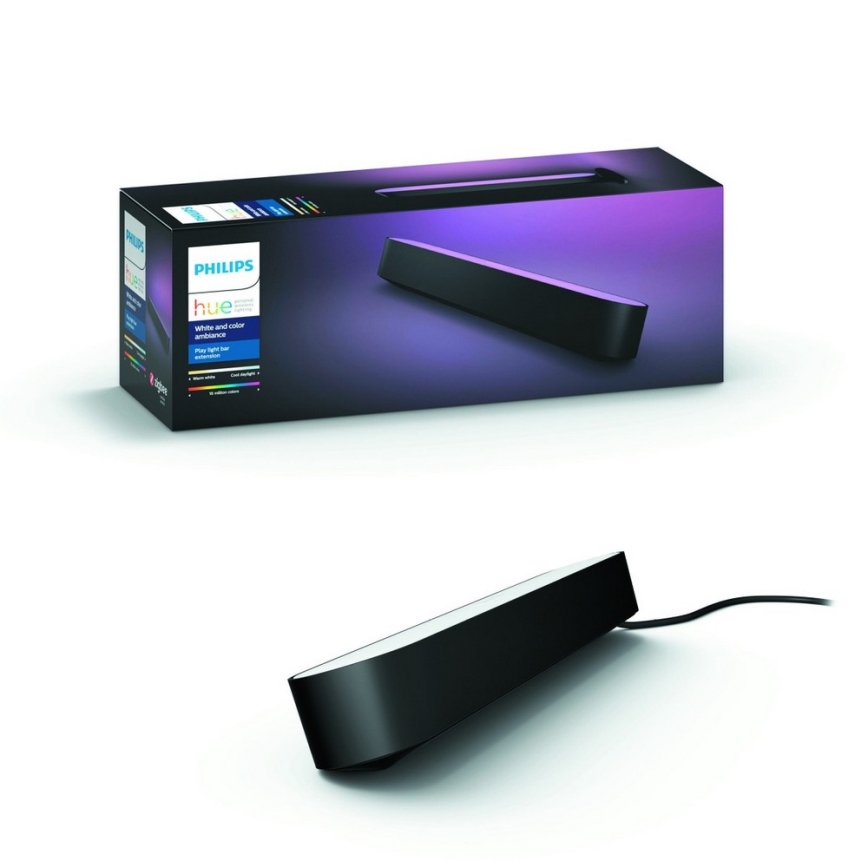Philips - Förlängningskit LED RGB Ljusreglerad bordslampa Hue PLAY LED/6W/230V svart
