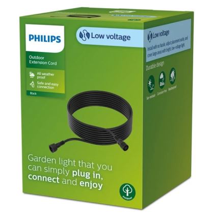 Philips - Förlängningssladd utomhus 10m IP67