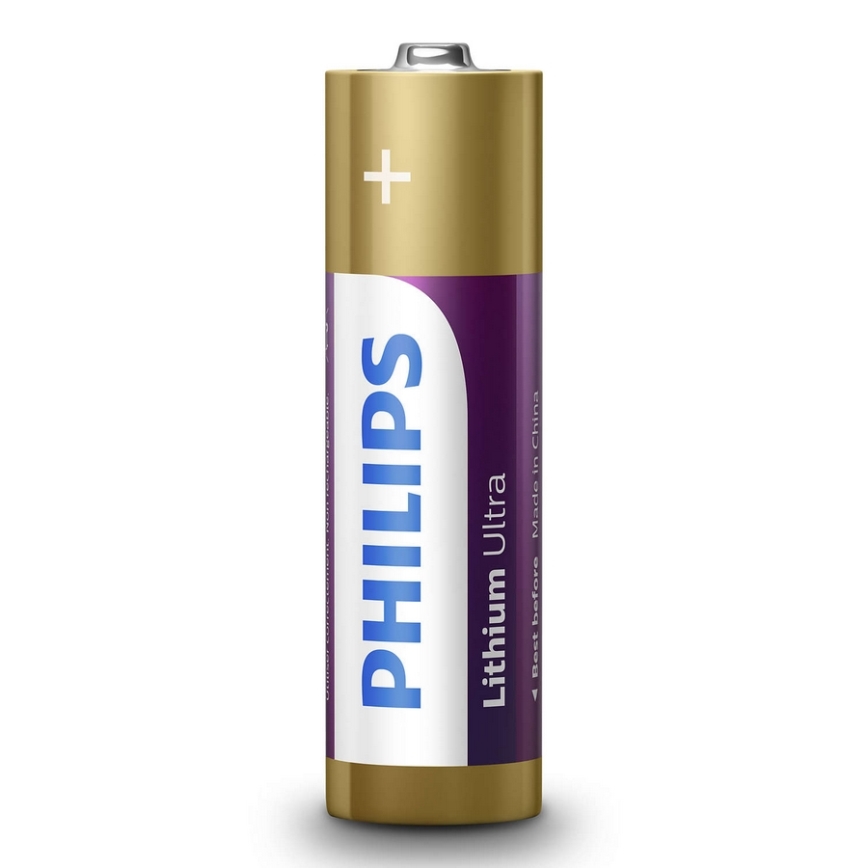Philips FR6LB4A/10 - 4 st Lithium Batterier AA LITHIUM ULTRA 1,5V 2400mAh