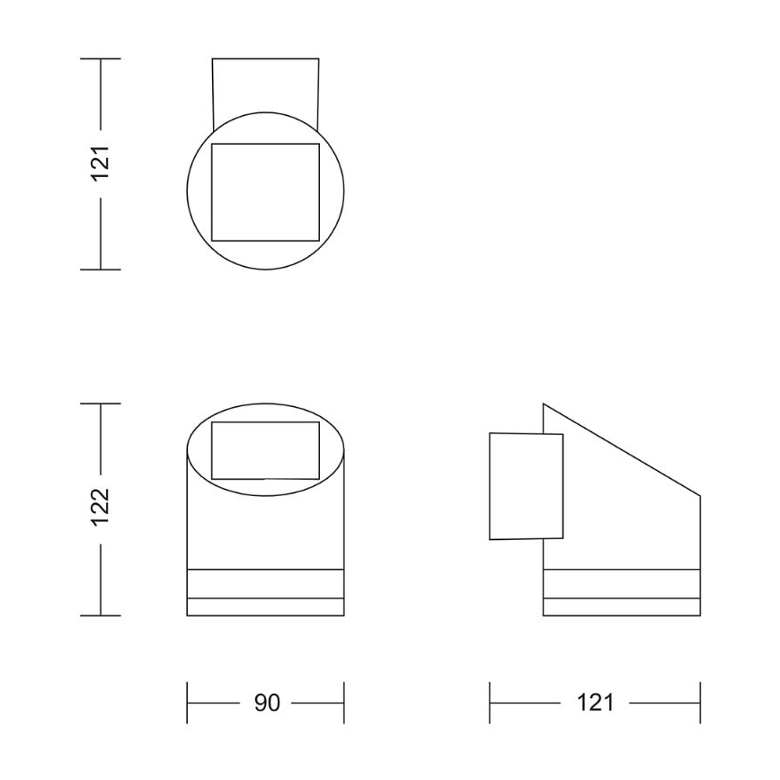 Philips - LED Solcellsvägglampa FYCE LED/1,5W/3,7V 1200 mAh IP44
