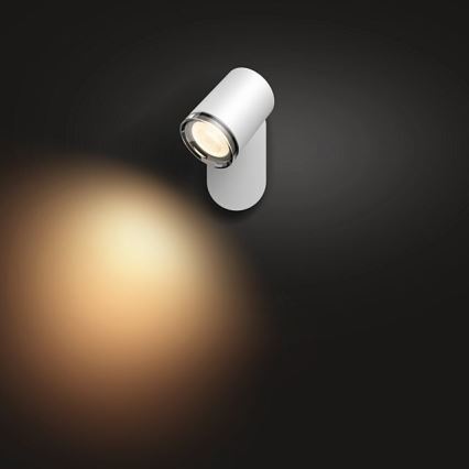 Philips - LED dimbar badrumslampa Hue ADORE 1xGU10/5W/230V IP44 + fjärrkontroll