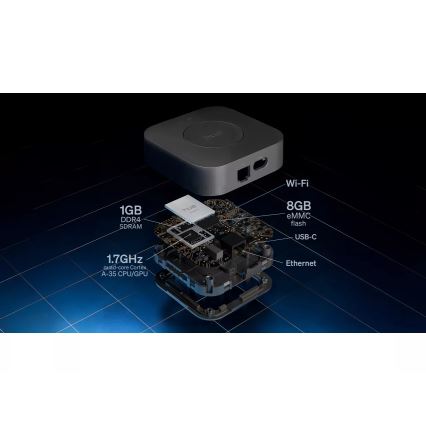 Philips - Hue BRIDGE PRO anslutningsenhet, svart