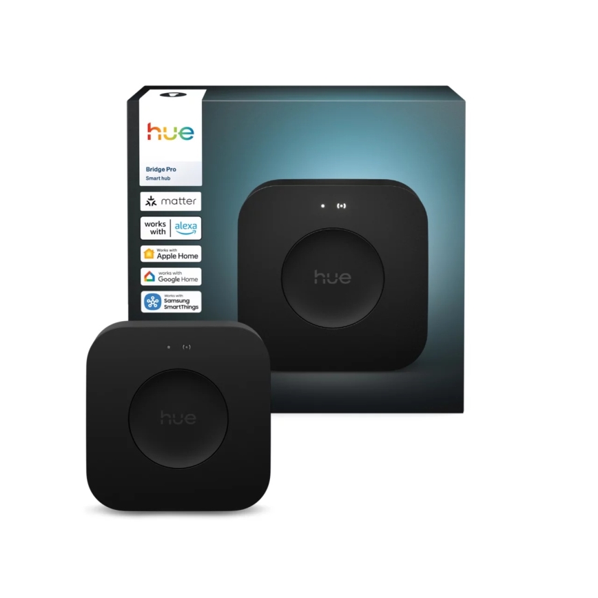 Philips - Hue BRIDGE PRO anslutningsenhet, svart