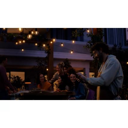 Philips - Hue FESTAVIA LED RGBW dimmbar utomhusljusslinga 20xLED 14m IP65