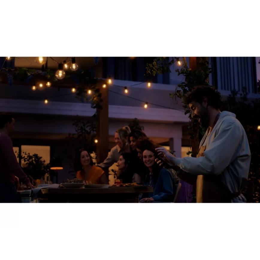Philips - Hue FESTAVIA LED RGBW dimmbar utomhusljusslinga 20xLED 14m IP65