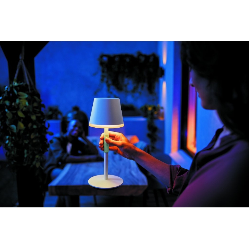 Philips - LED RGBW Dimbart utomhus touchlampa Hue GO LED/6,2W/230V 2000-6500K IP54