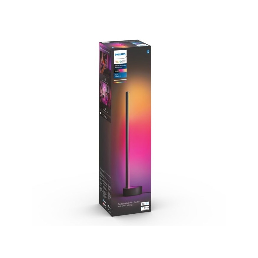 Philips - LED RGB Dimbart bordslampa Hue SIGNE LED/12W/230V 2000-6500K svart