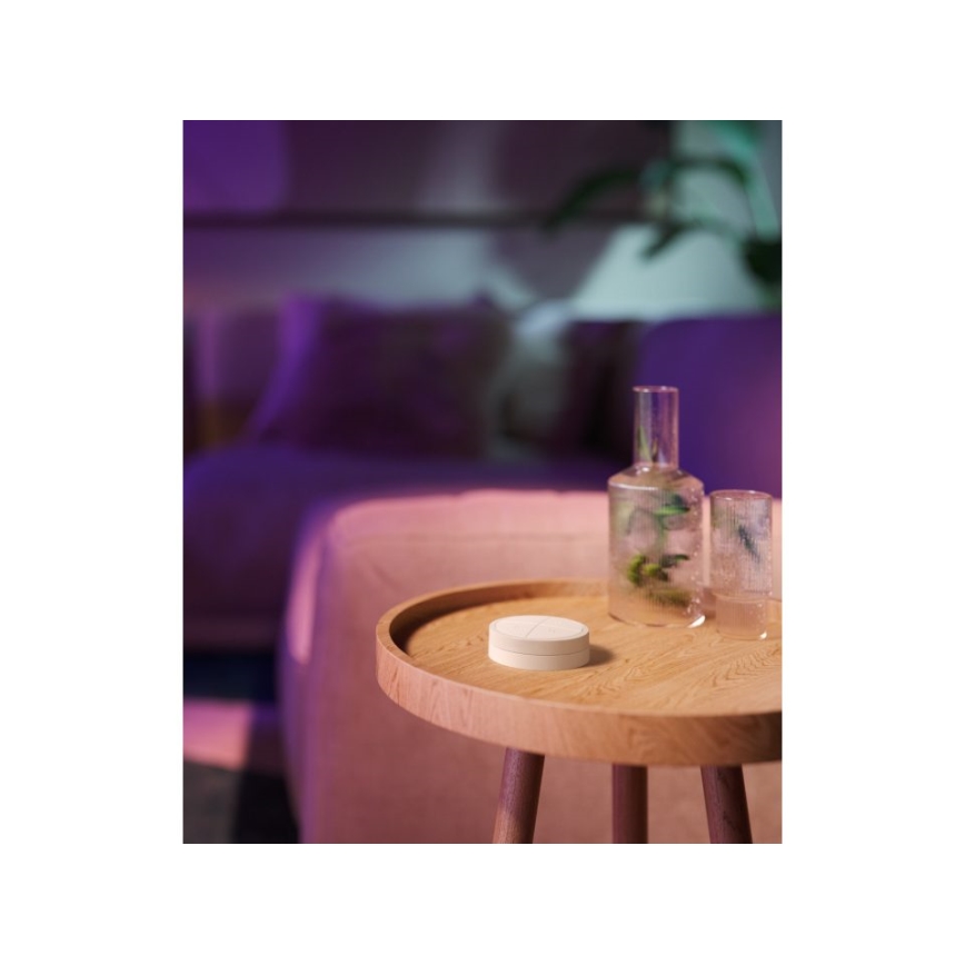 Philips - Hue TAP fjärrkontroll med strömbrytare 1xCR2032 vit