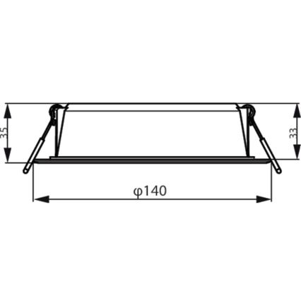 Philips - Infälld lampa MESON LED/12,5W/230V 4000K