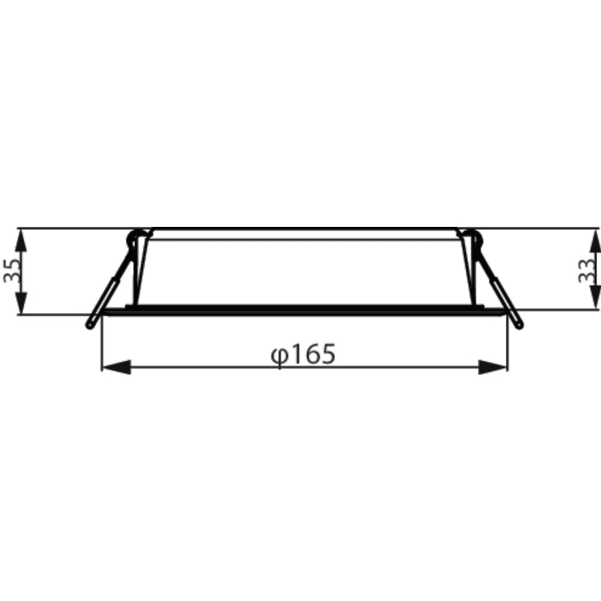 Philips - Infälld lampa MESON LED/16,5W/230V 6500K