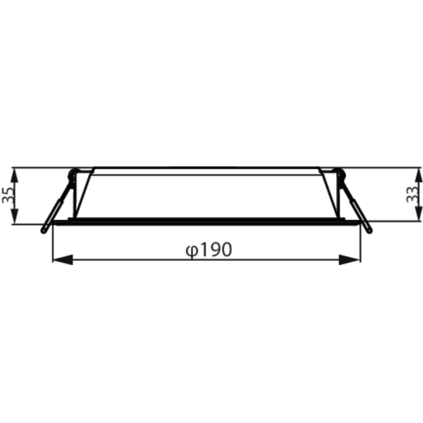Philips - Infälld lampa MESON LED/20W/230V 3000K