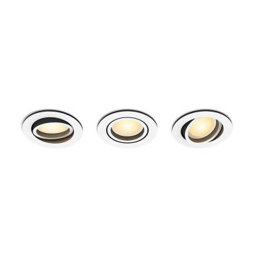 Philips - KIT 3x LED Dimbar infälld belysning Hue MILLISKIN 1xGU10/4,2W/230 2200-6500K