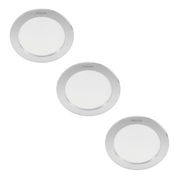 Philips - KIT 3x LED infälld belysning LED/3,5W/230V 2700K