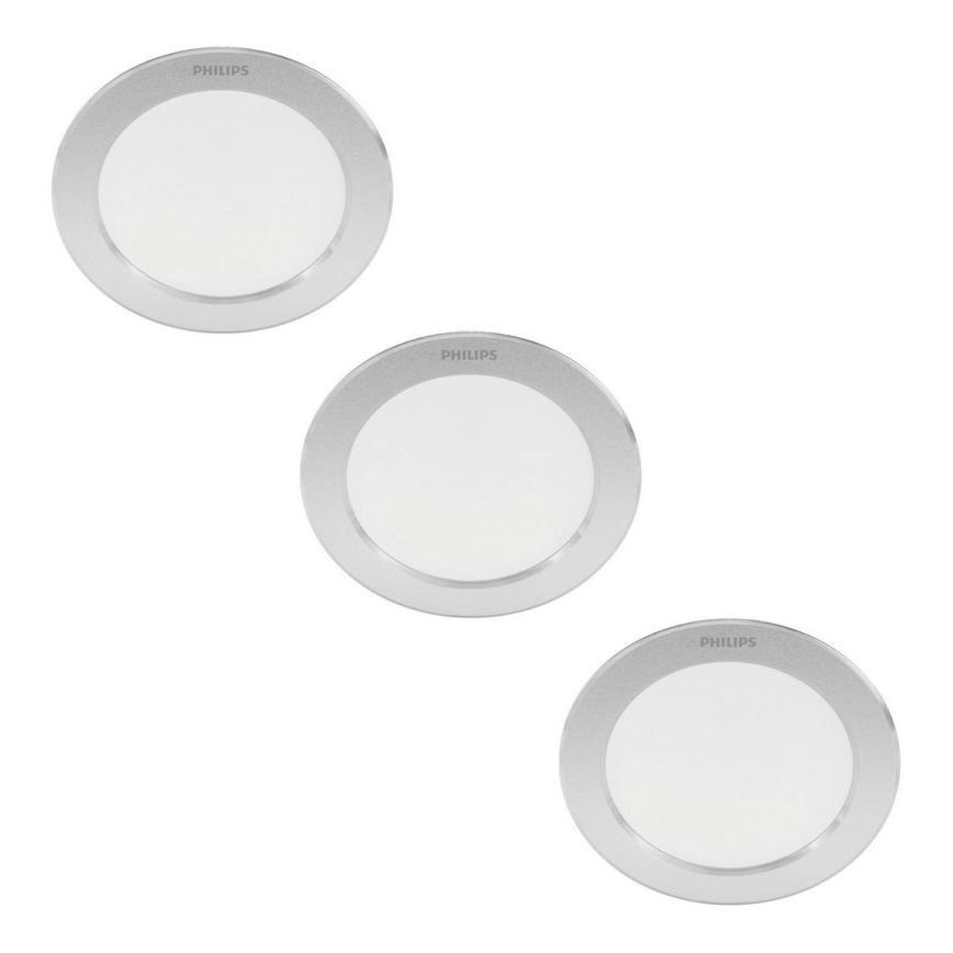 Philips - KIT 3x LED infälld belysning LED/3,5W/230V 2700K