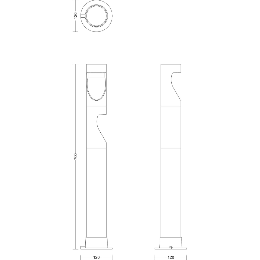 Philips - KIT 3x LED-lampa för utomhusbruk GARDENLINK DESI LED/1,5W/230V 2700K IP44