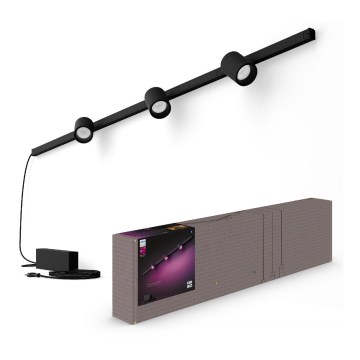 Philips - KIT 3x LED RGB Ljusreglerad belysning För skensystem Hue PERIFO LED RGB/15,6W/230V 2000-6500K