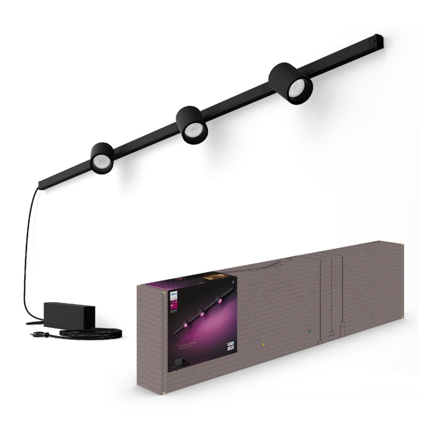 Philips - KIT 3x LED RGB Ljusreglerad belysning För skensystem Hue PERIFO LED RGB/15,6W/230V 2000-6500K