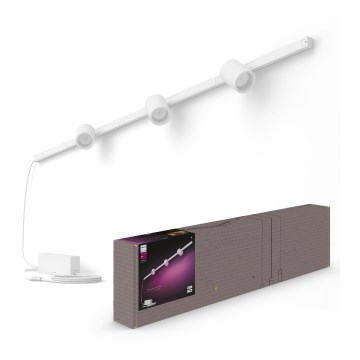 Philips - KIT 3x LED RGB Ljusreglerad belysning För skensystem Hue PERIFO LED RGB/15,6W/230V 2000-6500K