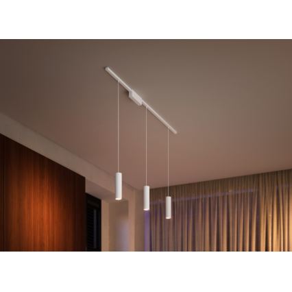 Philips - KIT 3x LED RGB ljusreglerad ljuskrona på snöre För skensystem Hue PERIFO LED RGB/15,6W/230V 2000-6500K