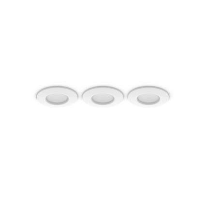Philips - KIT 3x LED RGBW Ljusreglerad hängande badrumslampa Hue SLIM LED/8,3W/230V IP44 2000-6500K