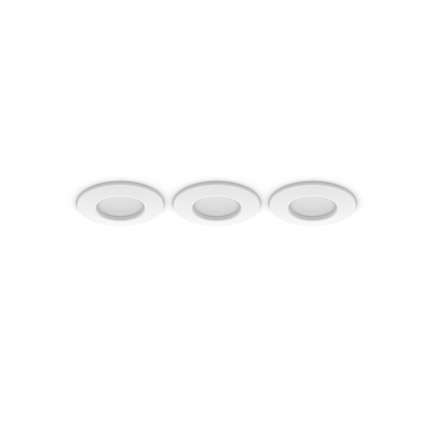Philips - KIT 3x LED RGBW Ljusreglerad hängande badrumslampa Hue SLIM LED/8,3W/230V IP44 2000-6500K