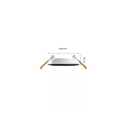 Philips - KIT 3x LED RGBW Ljusreglerad hängande badrumslampa Hue SLIM LED/8,3W/230V IP44 2000-6500K