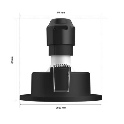 Philips -KIT 3x LED RGBW Ljusreglerad bathroom upphängd taklampa Hue XAMENTO 1xGU10/5,7W/230V 2200-6500K IP44
