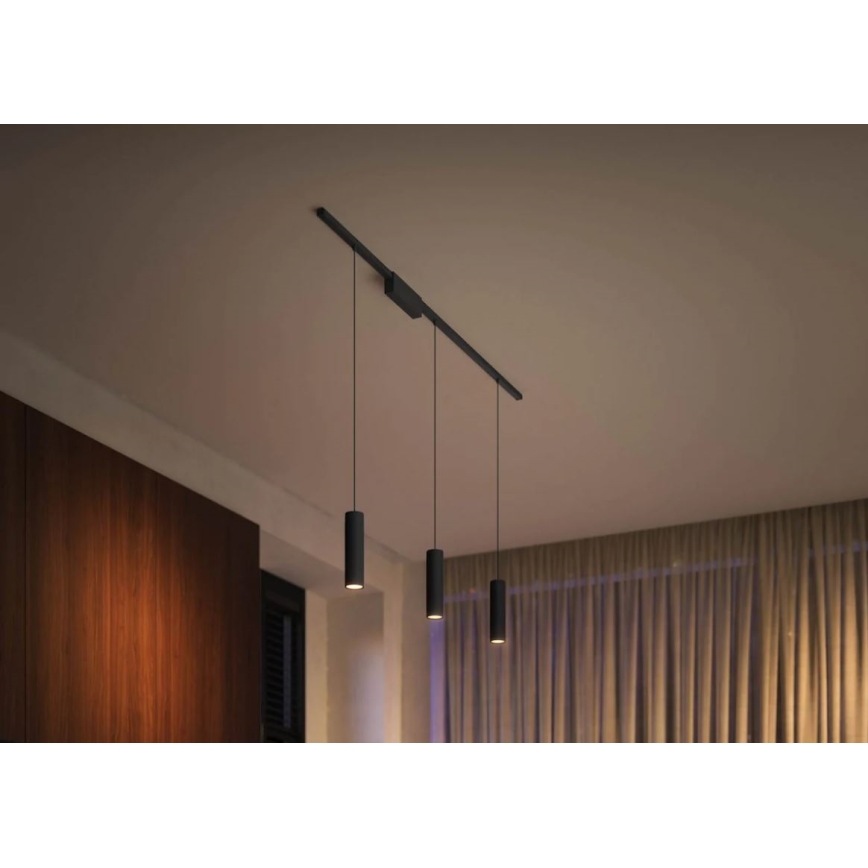 Philips - KIT 3x LED RGBW ljusreglerad ljuskrona på snöre För skensystem Hue PERIFO LED/15,6W/230V 2000-6500K