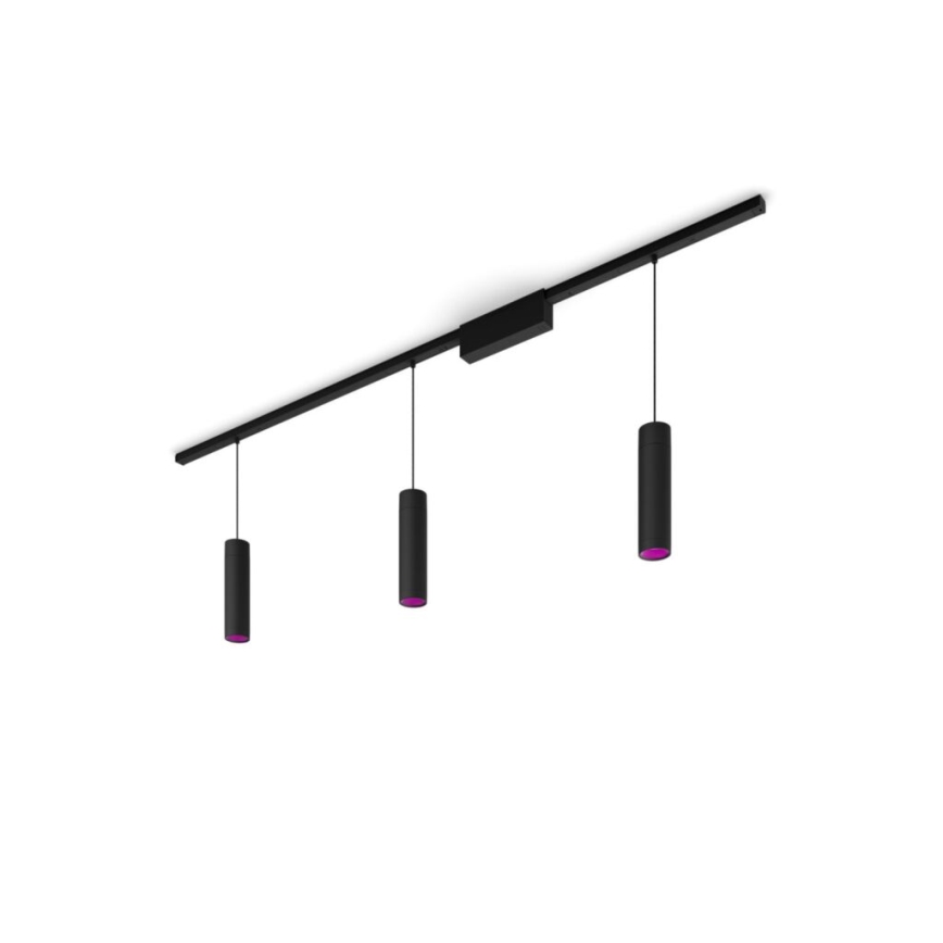 Philips - KIT 3x LED RGBW ljusreglerad ljuskrona på snöre För skensystem Hue PERIFO LED/15,6W/230V 2000-6500K