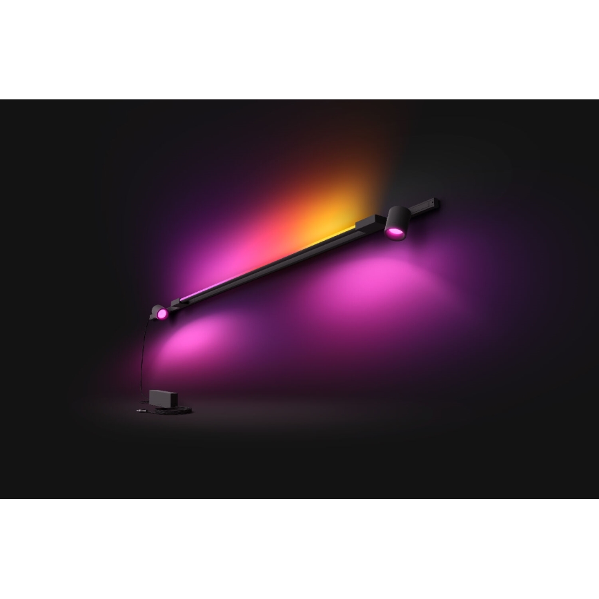 Philips - KIT 3xLED RGB Ljusreglerad väggspotlight För skensystem Hue PERIFO LED/39,9W/230V 2000-6500K