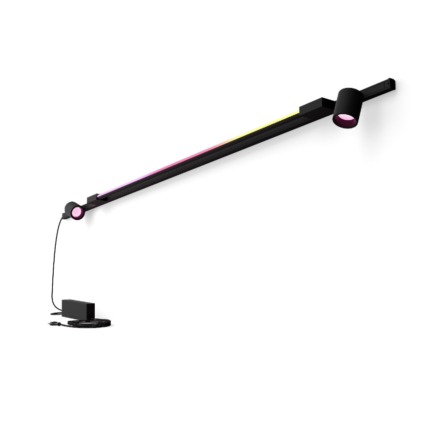 Philips - KIT 3xLED RGB Ljusreglerad väggspotlight För skensystem Hue PERIFO LED/39,9W/230V 2000-6500K