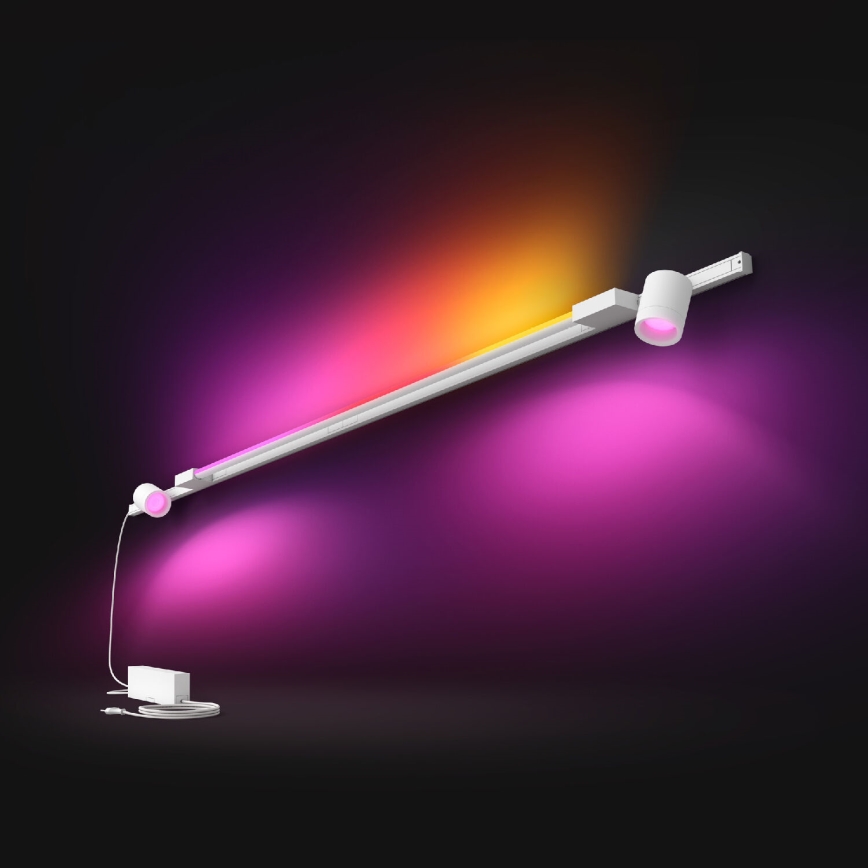 Philips - SADA 3xLED RGB Ljusreglerad väggspotlight För skensystem Hue PERIFO LED/39,9W/230V 2000-6500K