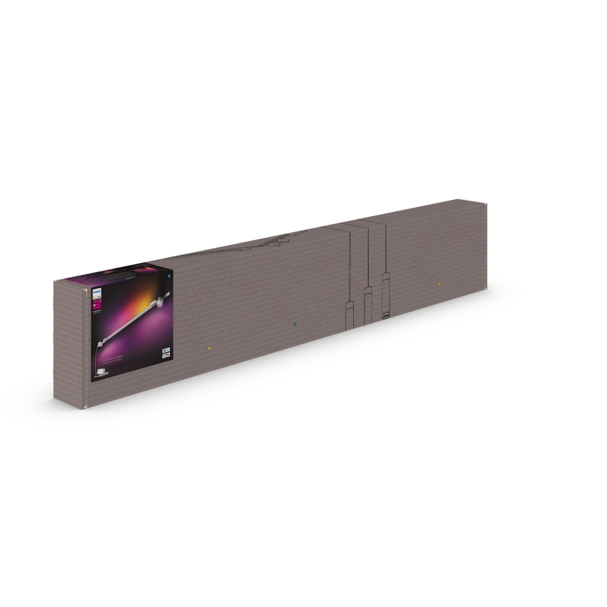 Philips - SADA 3xLED RGB Ljusreglerad väggspotlight För skensystem Hue PERIFO LED/39,9W/230V 2000-6500K