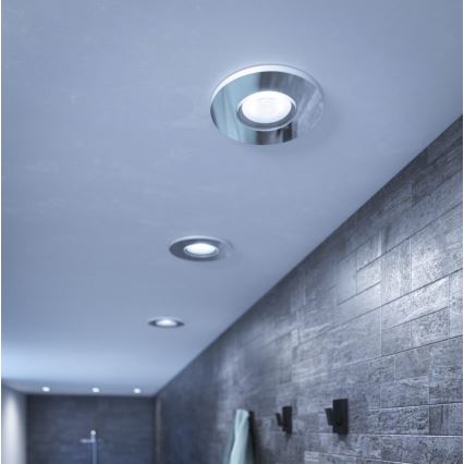 Philips - KIT 3x Infälld dimbar LED badrumsbelysning Hue ADORE BATHROOM 1xGU10/4,2W/230V 2200-6500K IP44