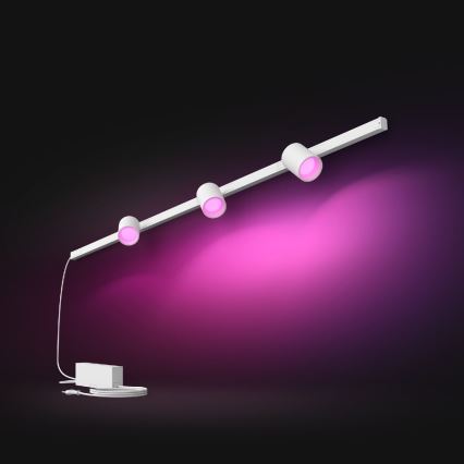 Philips - KIT 3x LED RGB Ljusreglerad belysning För skensystem Hue PERIFO LED RGB/15,6W/230V 2000-6500K