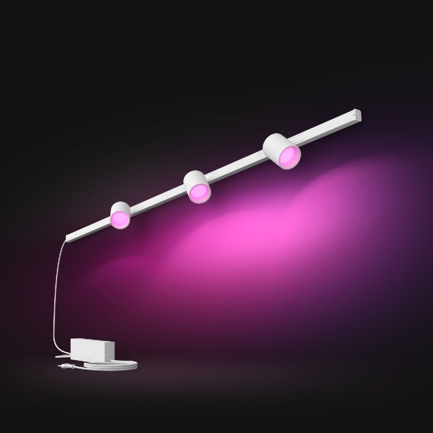 Philips - KIT 3x LED RGB Ljusreglerad belysning För skensystem Hue PERIFO LED RGB/15,6W/230V 2000-6500K