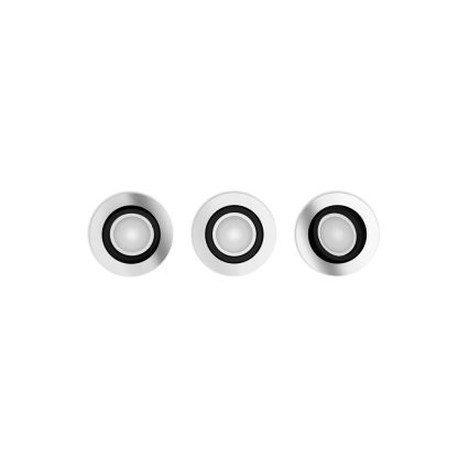 Philips - KIT 3xLED RGBW Ljusreglerad upphängd taklampa Hue CENTURA 1xGU10/4,2W/230V 2000-6500K