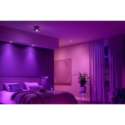 Philips - KIT 3xLED RGBW Ljusreglerad upphängd taklampa Hue CENTURA 1xGU10/4,2W/230V 2000-6500K